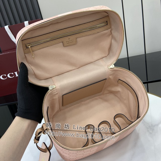 Gucci專櫃古馳最新款Ophidia系列GG中號旅行包化妝包 jh2255型號：811489